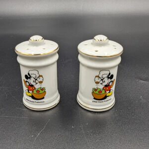 Vintage Disney Mickey Mouse Salt and Pepper Shakers